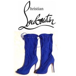 Christian louboutin calf high boots